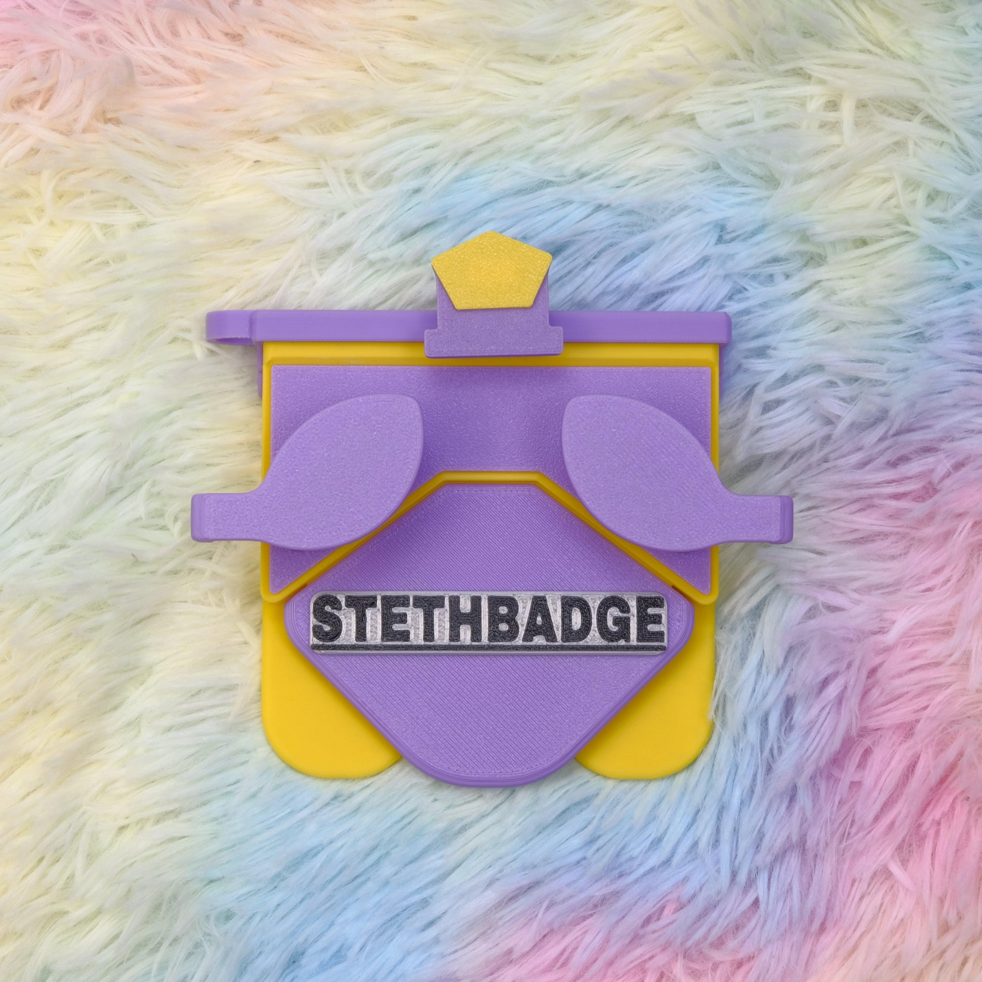 Lavender Purple Yellow Stethoscope Holder Nurse Tool and nurse accessories for nursing students, practitioners, doctors