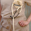 White-colored Stethoscope Holder or Nurse tool or Nurse accessory for nurses called Stethbadge.