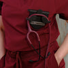 Black-colored Stethoscope Holder or Nurse tool or Nurse accessory for nurses called Stethbadge.